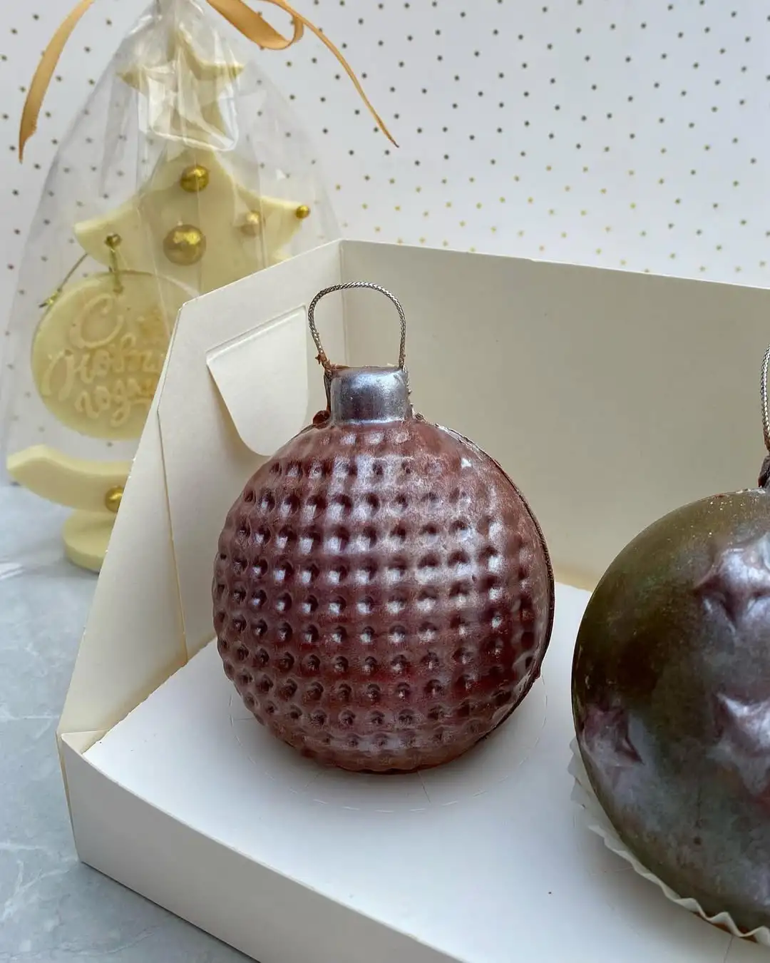 Какао-бомбочки в форме шара, 1 шт. фото 9